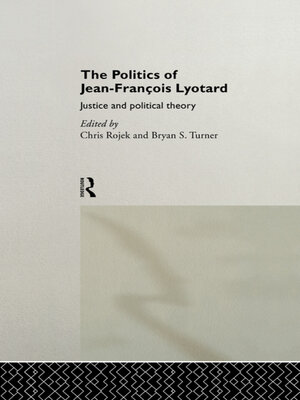 cover image of The Politics of Jean-Francois Lyotard